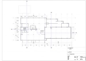 Digitalisierung anhand bestehender Lichtpausen.