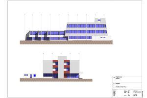 Ansicht Süd-Ost & Süd-West