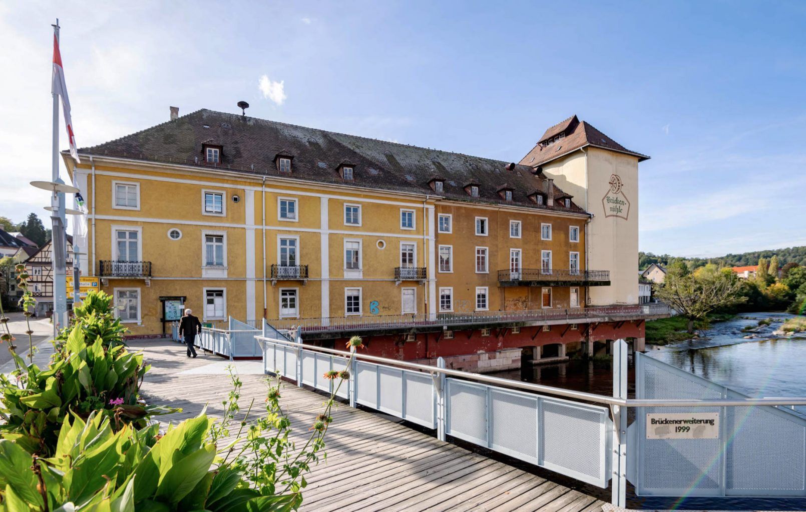 Brückenmühle heute Denkmalgeschützte Gebäudesanierung Brückenmühle Gernsbach.Auftraggeber / Bauherr: Stenner & Frank KG Immobilien Baden-Baden