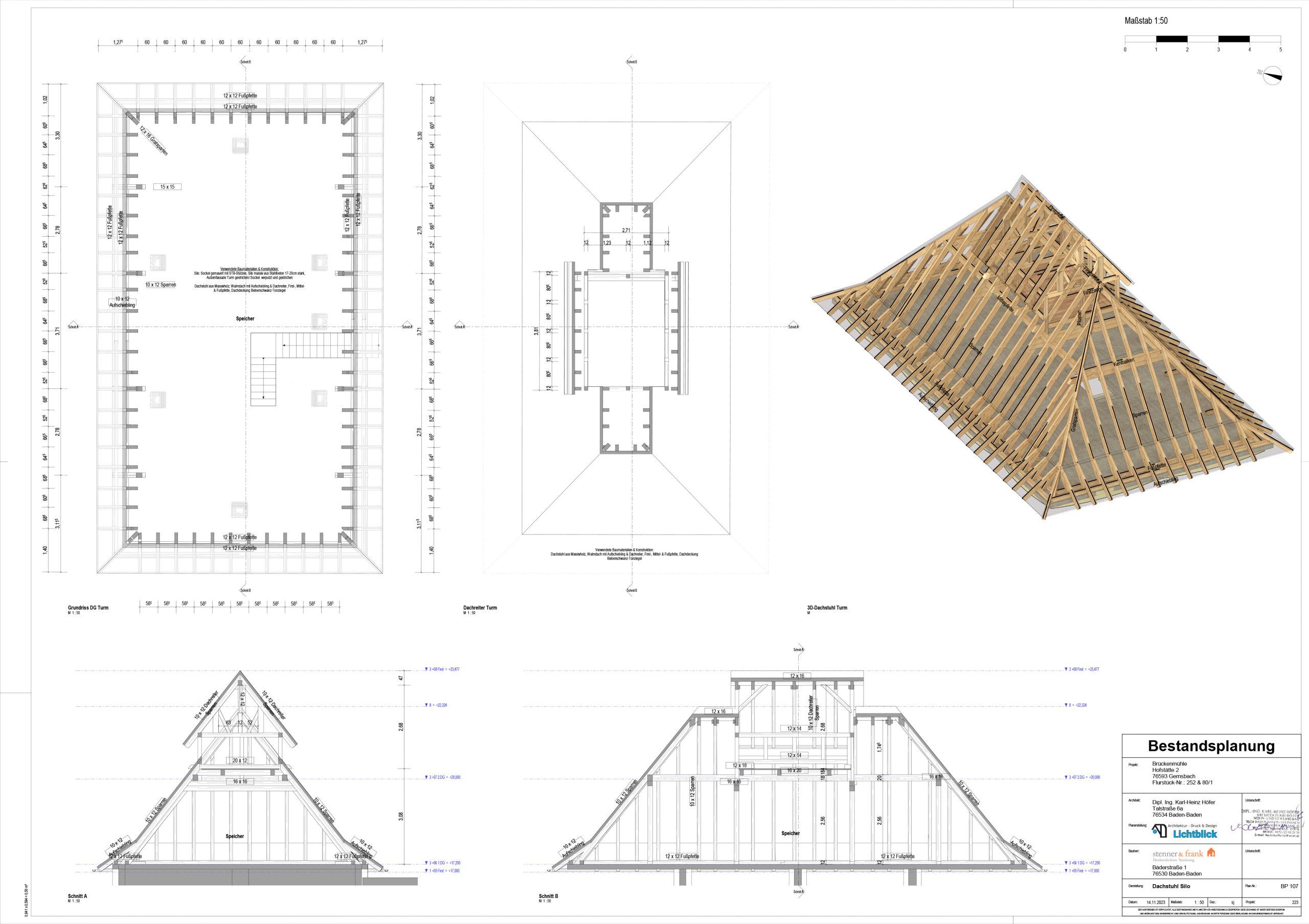 Gebäudesanierung Brückenmühle Bestandsaufnahme
