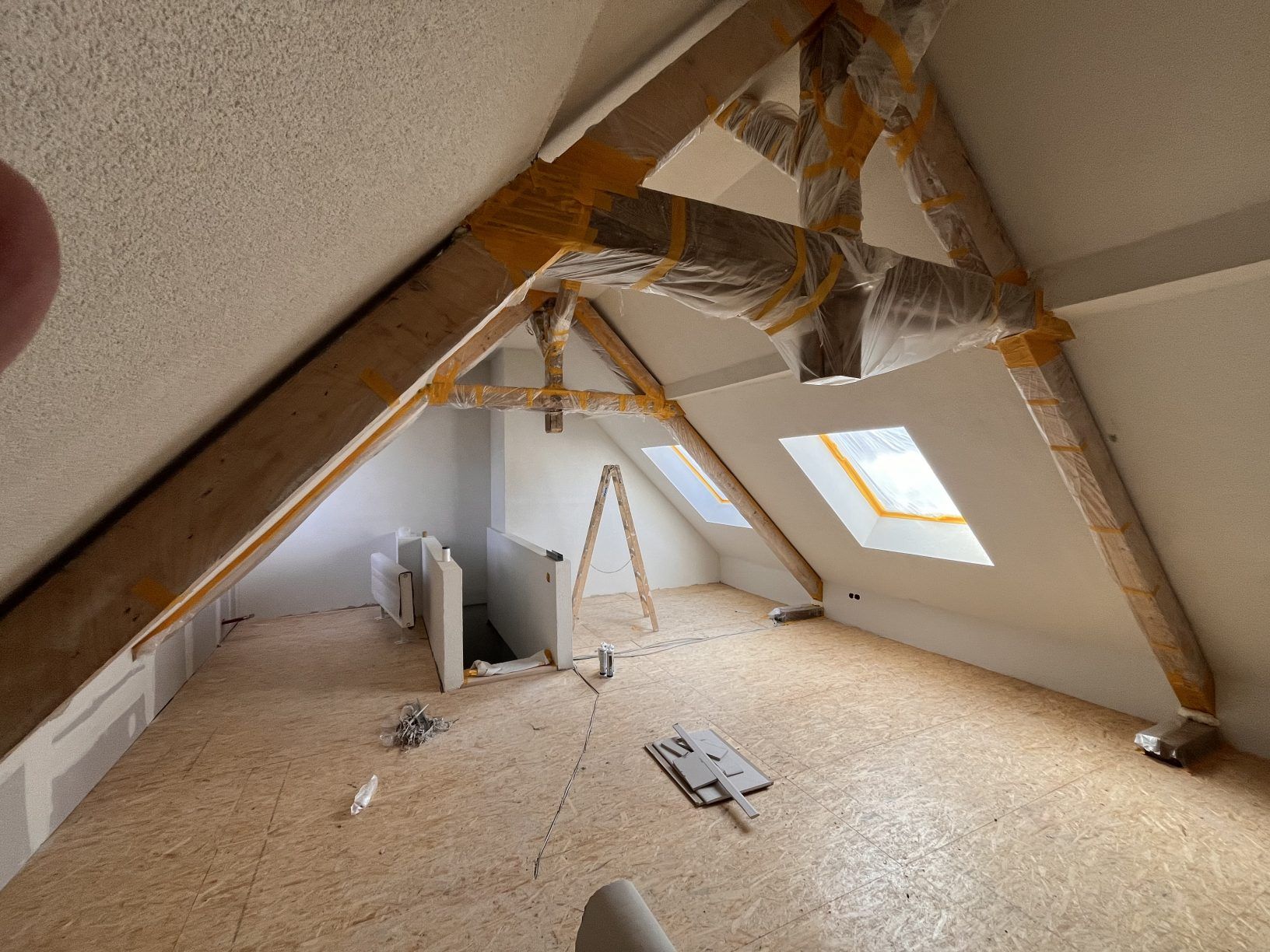 Gebäudesanierung Brückenmühle Baufortschritt Denkmalgeschützte Gebäudesanierung Brückenmühle Gernsbach - Baufortschritt